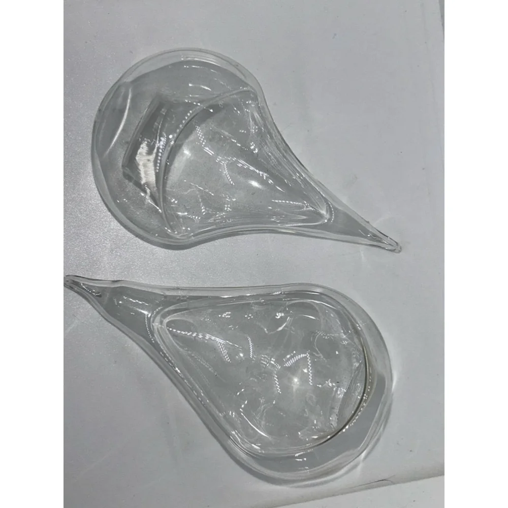 Set Of 2 Glass Diffuser Teardrop Christmas Ornament Essential Oils Decor Home